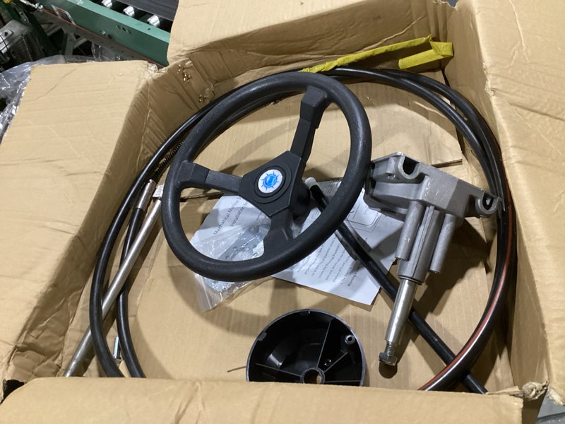 Condition photo showing As Is for jndo boat steering cable kit, outboard boat steering system kit