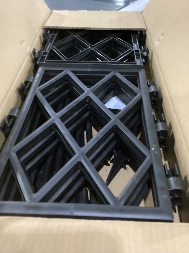 Condition photo showing New/Like New for baroque style vertical planter screen, multi-layer transformable plant stand for climbing plants and flowers, decorative garden trellis for balcony, patio or outdoor garden spaces
