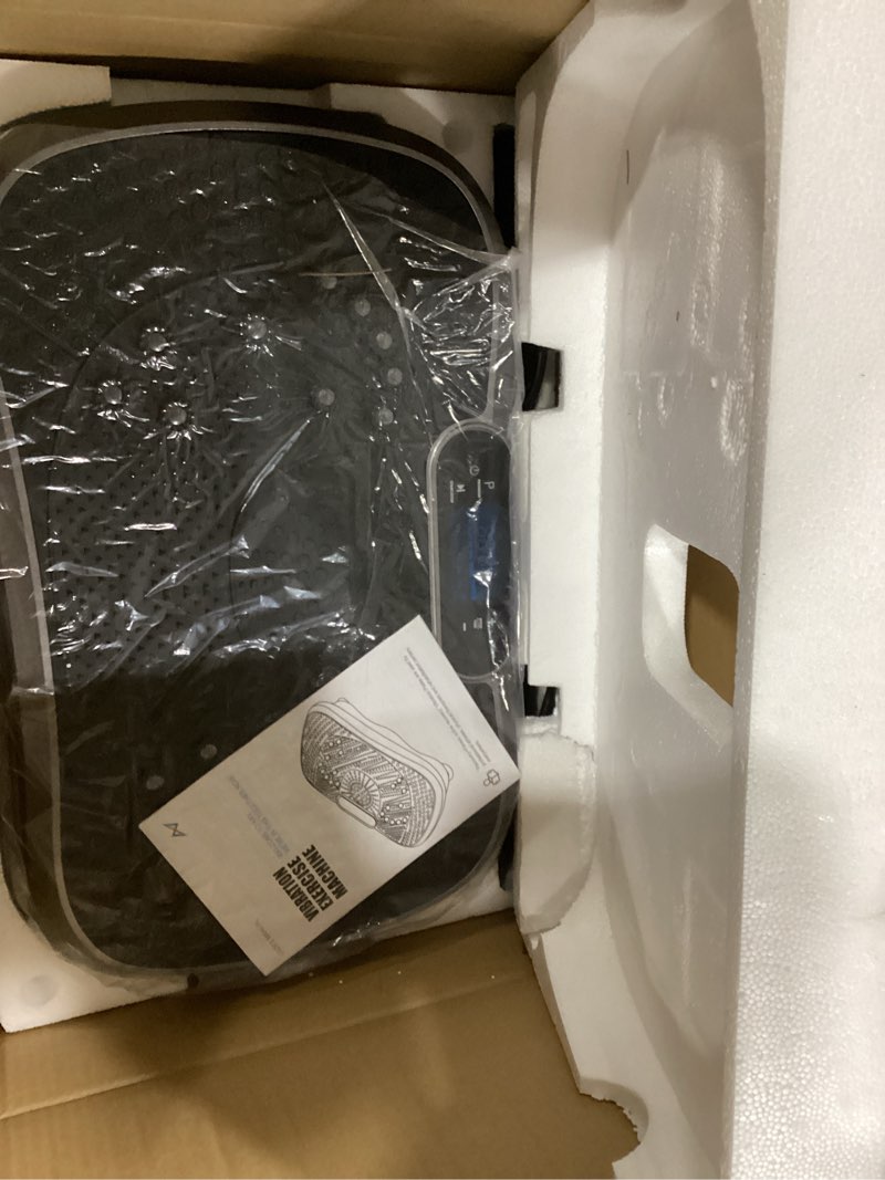 Condition photo showing Good Condition for AXV Vibration Plate Fitness Platform Exercise Machine Vibrating Shaking Full Body Shaker Workout Vibrate Stand Shake Board Sport Gym for Weight Loss Fat Burner for Women Men SLIM-GRAY