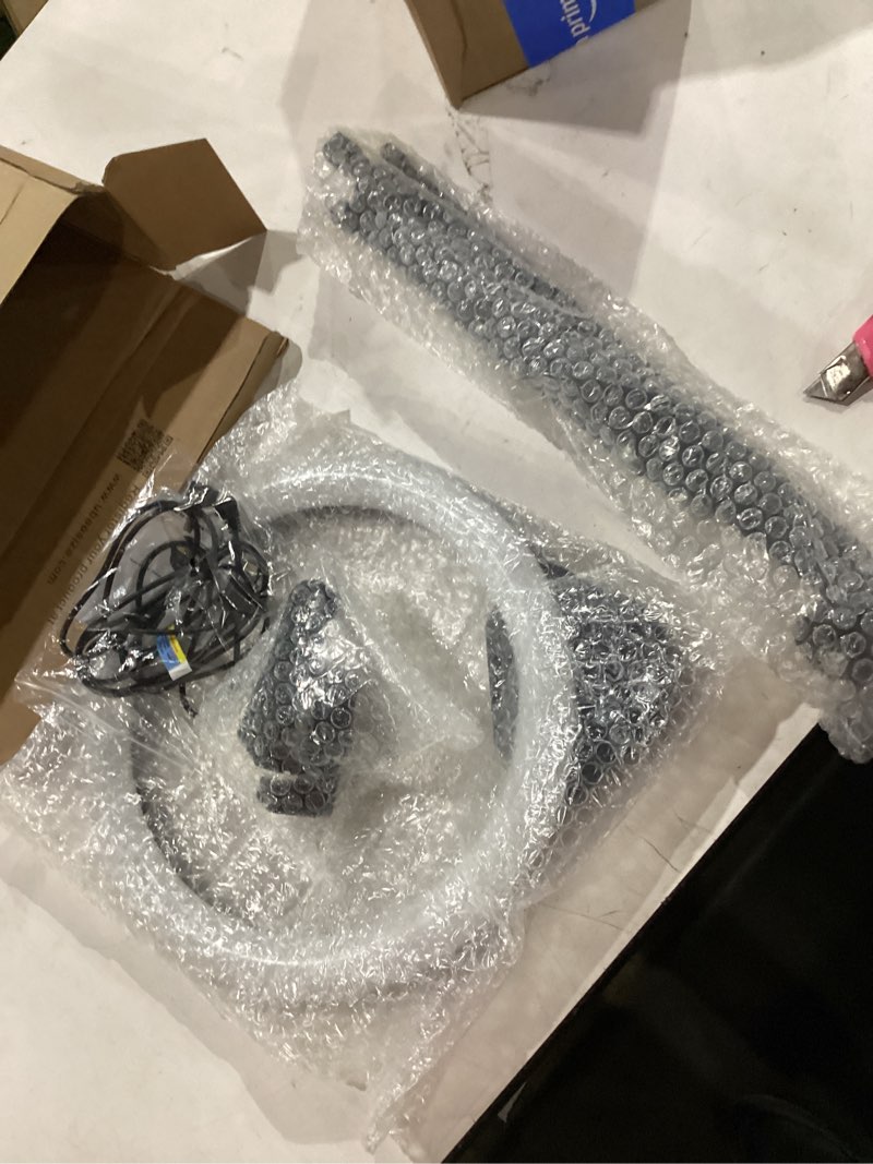 Condition photo showing New/Like New for ubeesize 12'' led ring light with 62'' tripod stand, selfie ring light for video recording, live streaming, tiktok & youtube, compatible with iphone & android (black) 12-in black