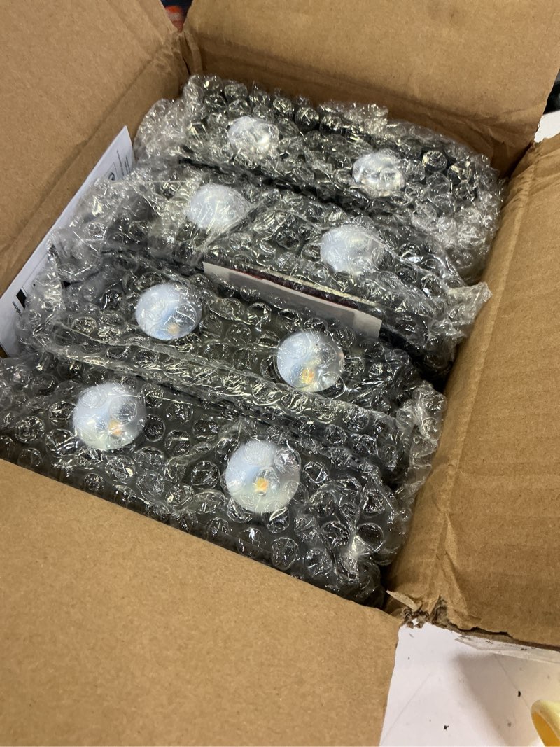 Condition photo showing Good Condition for solar fence lights outdoor: ip65 waterproof wall lighting with dual focused led up down - 3000k/4000k/6000k 10-12h lasting - easy to install for backyard patio porch 8 pack 8-pack