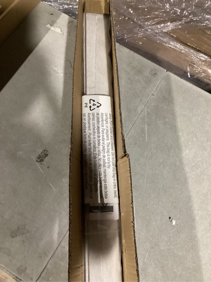 UNISHADES 100% Blackout Cordless Roman Shades for Indoor Windows & French Doors, 34 3/4" W × 60" H -