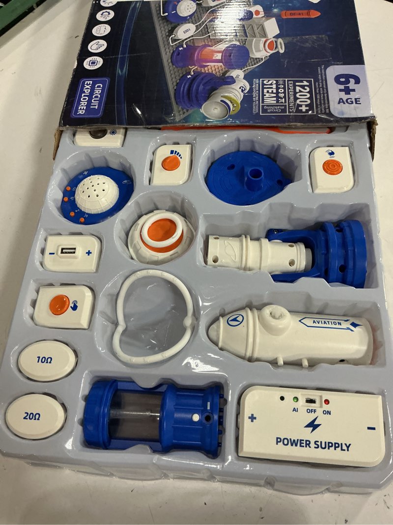 Condition photo showing New/Like New for science stem kits for kids, electronics exploration kit, 66 pcs diy circuit parts, over 1200 projects, stem educational toy gifts for kids boys girls ages 3 4 5 6 7 8 9 10 11 12, color project manual
