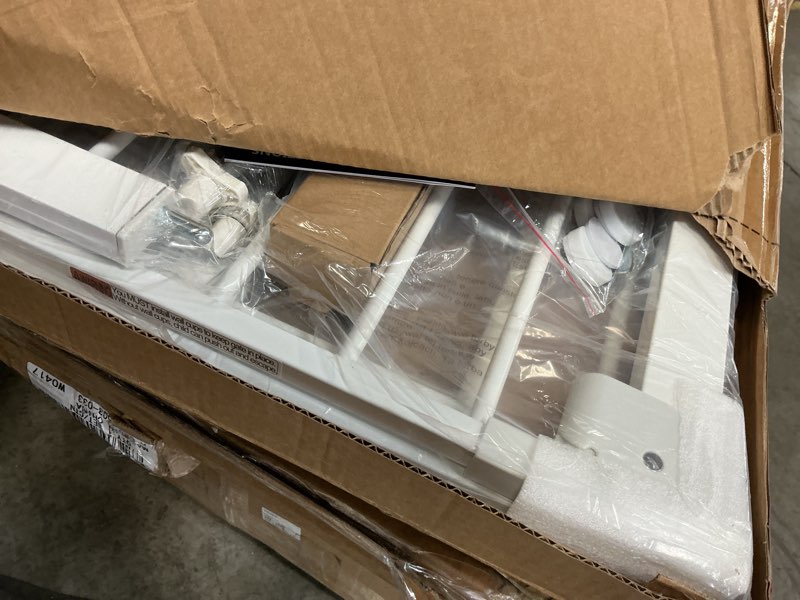 Condition photo showing New/Like New for waowao triple lock baby gate extra wide 57.87-62.59" pressure mounted walk through swing auto close safety white metal dog pet puppy cat for stairs,doorways,kitchen white 57.87-62.59"/147-159cm