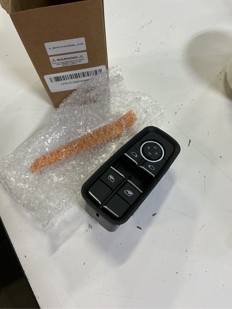 Condition photo showing Good Condition for power window switch fits for porsche 911 2012-2019,boxster 2013-2016,cayman 2014-2016,718 boxster 2017-2019,718 cayman 17-19,driver side control door vidrios master switch oem 99161315102dml