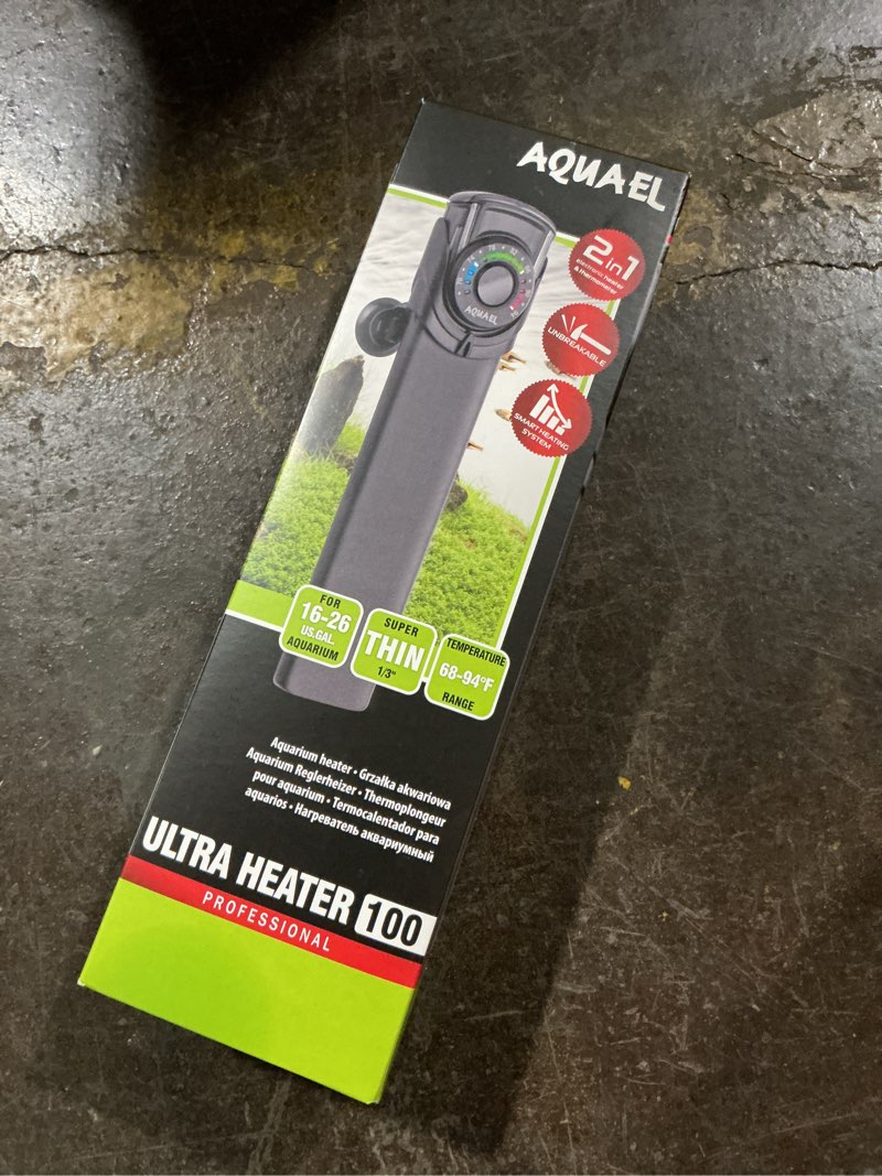 Condition photo showing New/Like New for Aquael Ultra Aquarium Heater for Freshwater & Saltwater Aquariums - 100 Watt, 16-26 Gallon