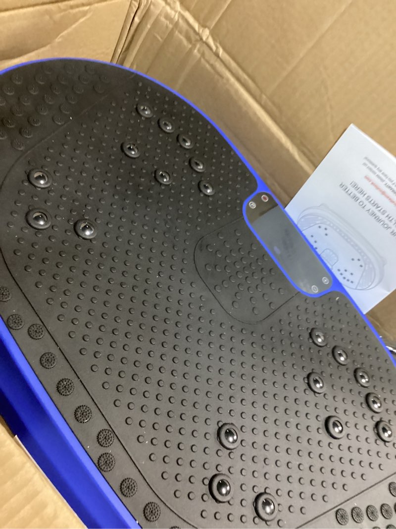 Condition photo showing Good Condition for vibration plate exercise machine, vibrating fitness platform for lymphatic drainage, full body shaker workout equipment, bluetooth power shaping vibrate plate, board sport for home exercise gym