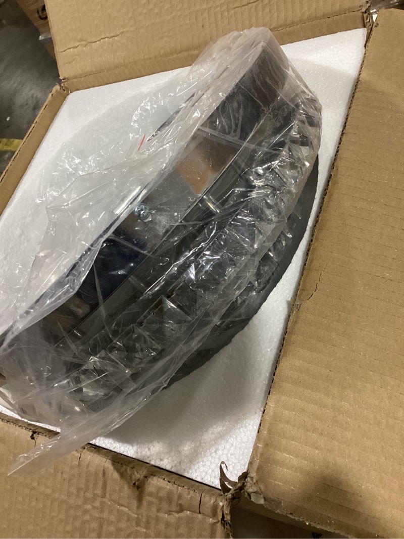 Condition photo showing Good Condition for Modern LED Crystal Chandeliers 3-Tier Flush Mount Ceiling Light Fixture Round LED Crystal Chandelier Light for Bedroom Bathroom Kitchen Office(Warm White) MC032-WW