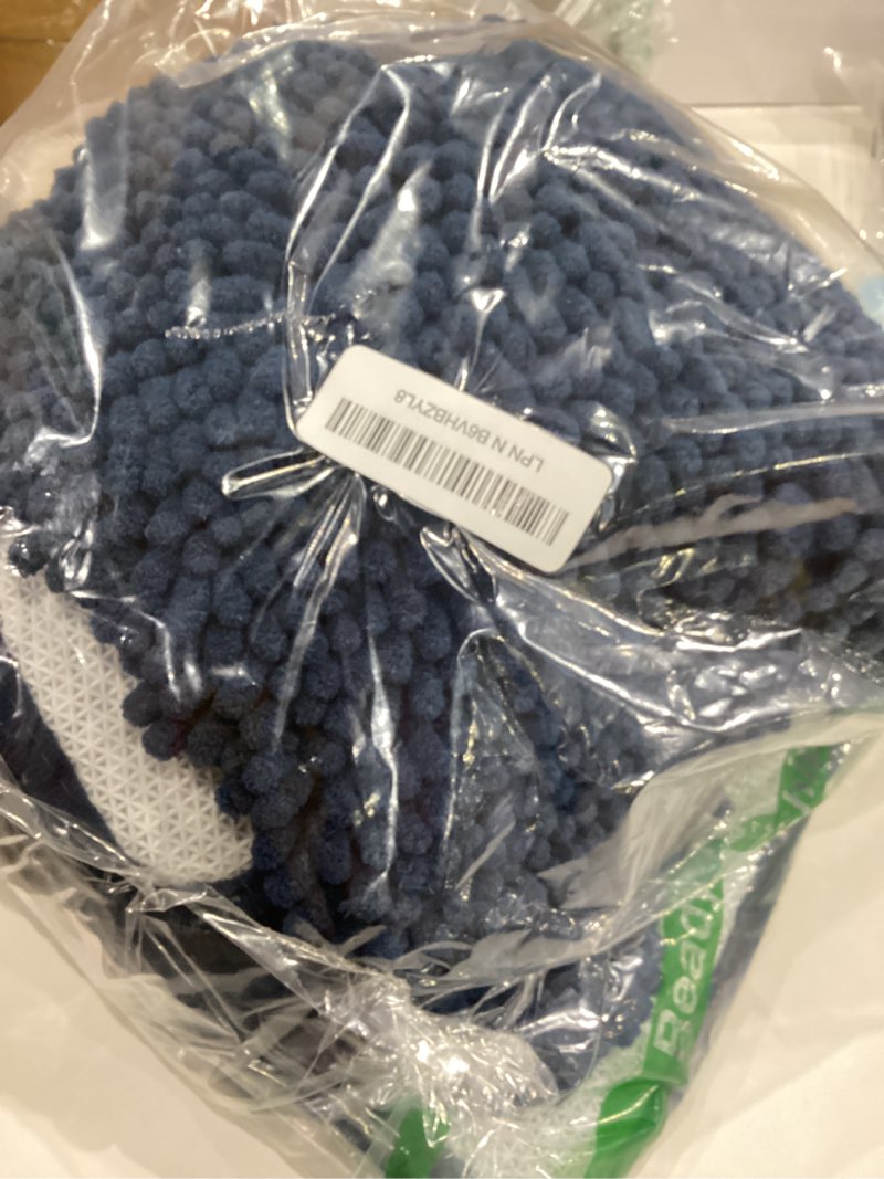 Neater Home Plush Bathroom Rugs 30x20 Thick Chenille Quick Dry Microfiber Absorbent Bath Mat, Soft B