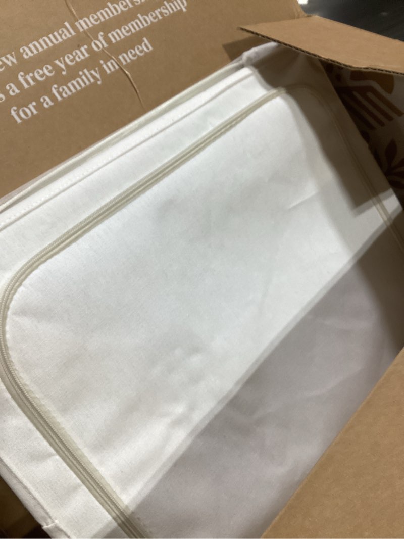 Condition photo showing New/Like New for 66L Large Cashmere Sweater Storage Bag with Steel Frame | Natural Red Cedar Protection | Foldable Closet Organizer with Oxford Fabric, Mesh Windows | Premium Garment Box for Wool, Winter Coat, Clothes