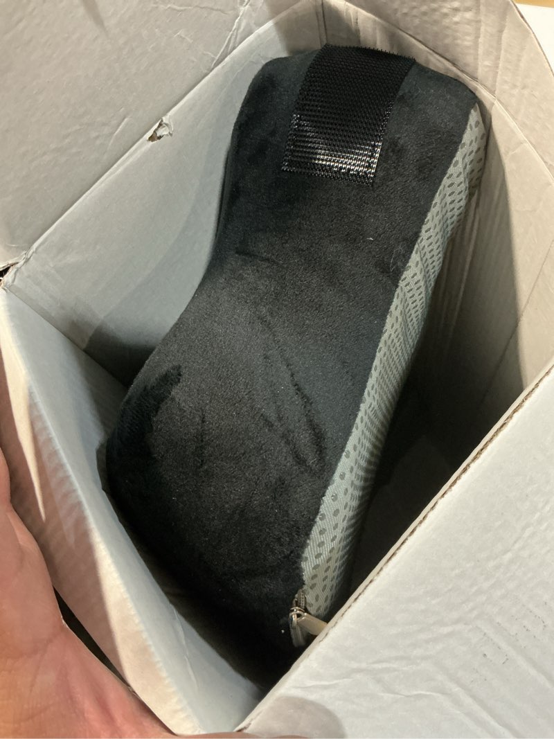 Condition photo showing Good Condition for saheyer bed sore cushions for butt, memory foam hemorrhoid pressure relief pillow with center hole and tailbone cutout, for long sitting coccyx, sciatica, postpartum, pregnancy, after surgery, black