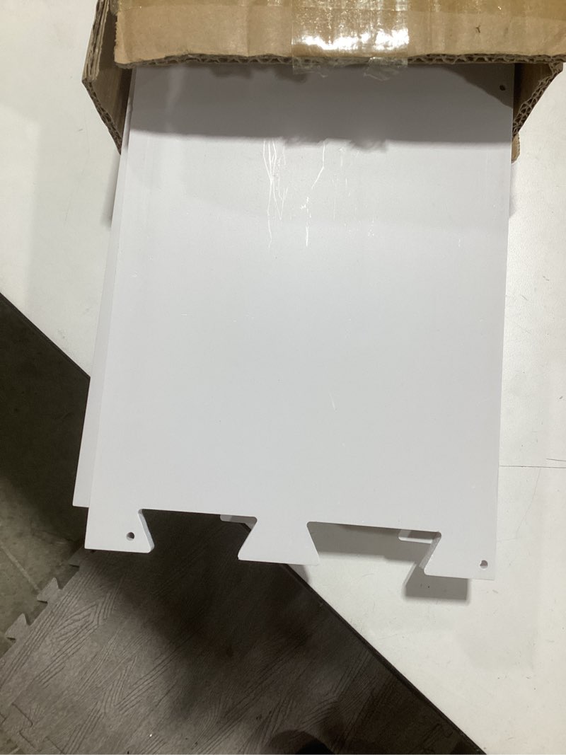 Condition photo showing New/Like New for ShellKingdom Toilet Paper Holder Stand, Small Bathroom Storage Cabinet with Doors and Toilet Paper Storage, Slim Storage Cabinet for Bathroom Small Spaces Corner, 31.3 x 6.69 x 6.69 inch (White) White 31.3 x 6.69 x 6.69 inch