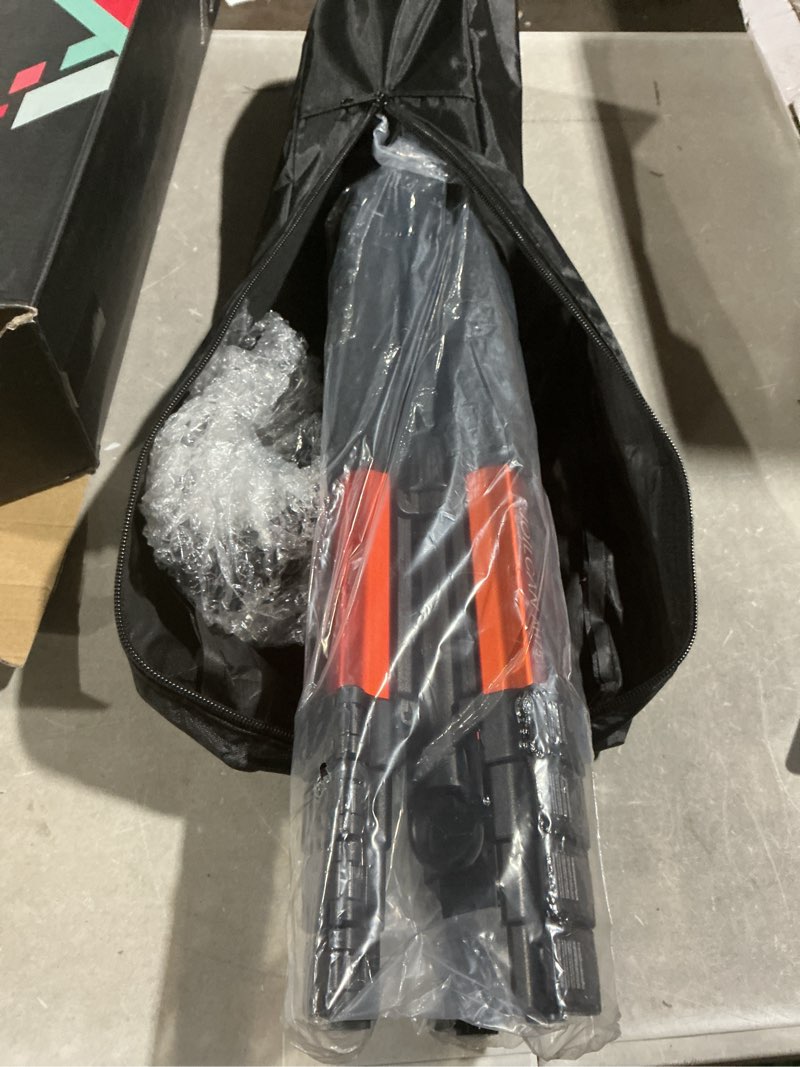 Condition photo showing As Is for tripod for camera, 72" tall camera tripod & monopod with remote, professional heavy duty compact camera stand for phone, dslr, spotting scope, telescope, binocular 72 inch orange