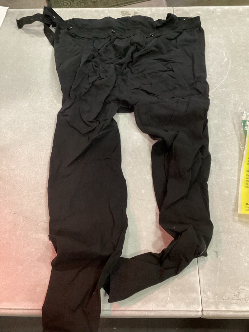 Condition photo showing Good Condition for beister maternity medical compression tights, 20-30mmhg graduated support pregnancy legging with button elastic band & abdominal protection, footless high waist compression pantyhose for varicosity x-large black