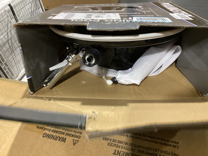 Condition photo showing As Is for poolmaster 28316 swimming pool leaf vacuum, premier collection