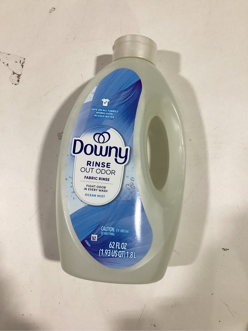 Condition photo showing New/Like New for Downy Rinse Laundry Odor Remover, Ocean Mist Scent, 62 FL OZ, Fabric Softener and Laundry Odor Remov