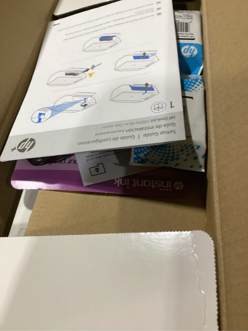 Condition photo showing Good Condition for hp deskjet 2827e wireless all-in-one color inkjet printer, scanner, copier, best-for-home, 3 month instant ink trial included, ai-enabled (6w7f5a)