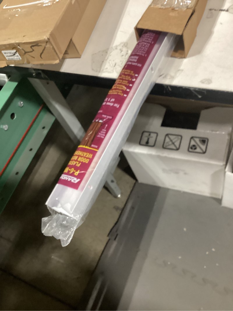 Condition photo showing Good Condition for Similar product PVC Slide-On Door Bottom | Adjustable Plastic Weatherstrip Door Bottom with Drip Cap | 3 Feet (36-Inch) | for 1 3/4” Doors | White | Fits Gaps 3/8” to 7/8” | Made in The USA