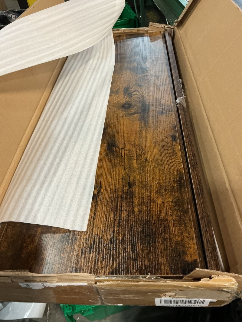 Condition photo showing As Is for mylifeunit wire shelf covers, 4 pcs 35.8" w x 12" d wood wire rack covers overlay topper for pantry, closet, laundry room 35.8"w x 12"d