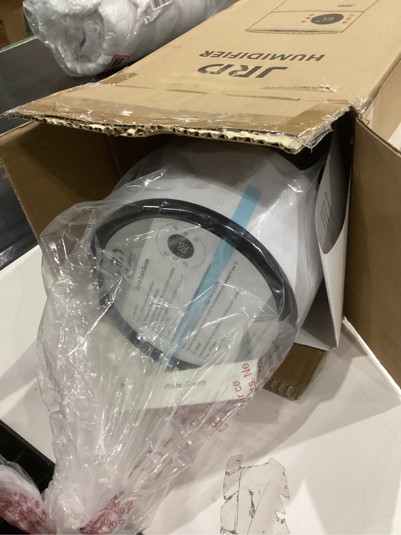 Condition photo showing Good Condition for JRD Humidifier Large Room 8L/ 2.1Gal, Ultrasonic Cool Mist for Bedroom, Quiet Humidifier with Remote Control, 10 Mist Modes, 24H Timer, Night Light, AI Mode, 40H Run for Home Office Baby Pets Plants