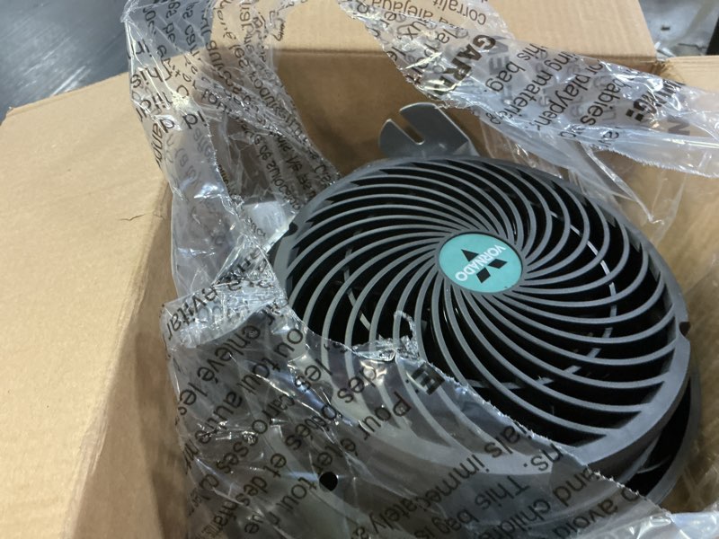 Condition photo showing Good Condition for vornado exo51 small heavy duty air circulator, 3-speed high velocity shop fan, dustproof and water-resistant, powerful motor, industrial high impact case, whole room air circulator, green exo51 - small