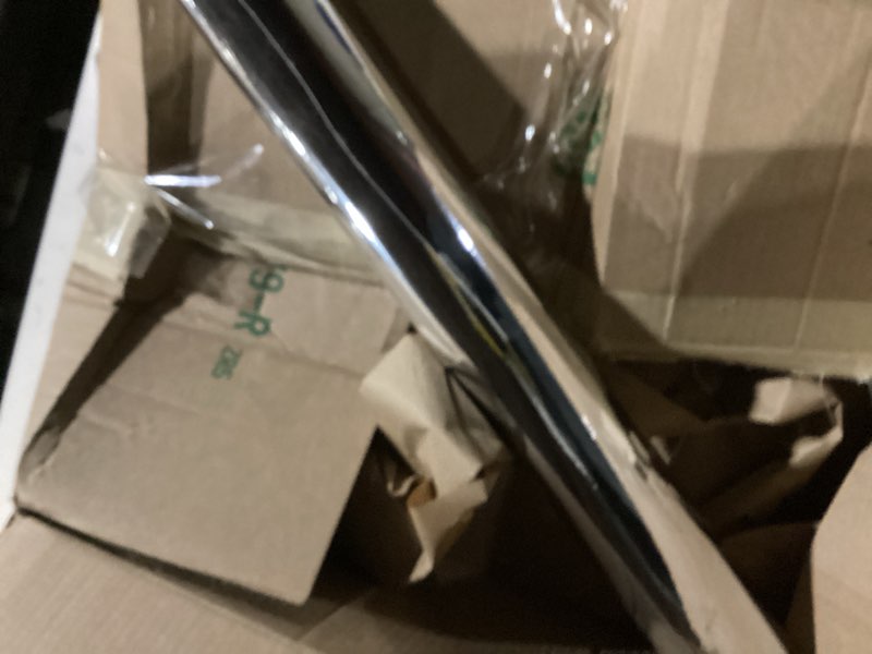 Condition photo showing Good Condition for roll of colored chrome sign vinyl, with self-adhesive (silver, 24 inch x 10 ft) silver 24 inch x 10 ft