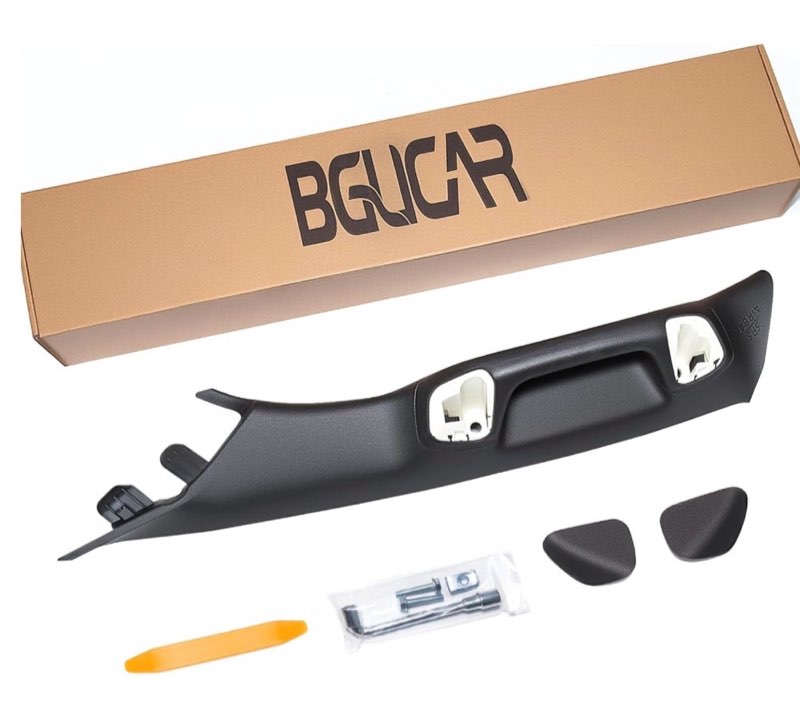 bgucar driver side a-pillar grab handle for toyota tacoma 3rd gen (2016-2023), oem-style texture, ma