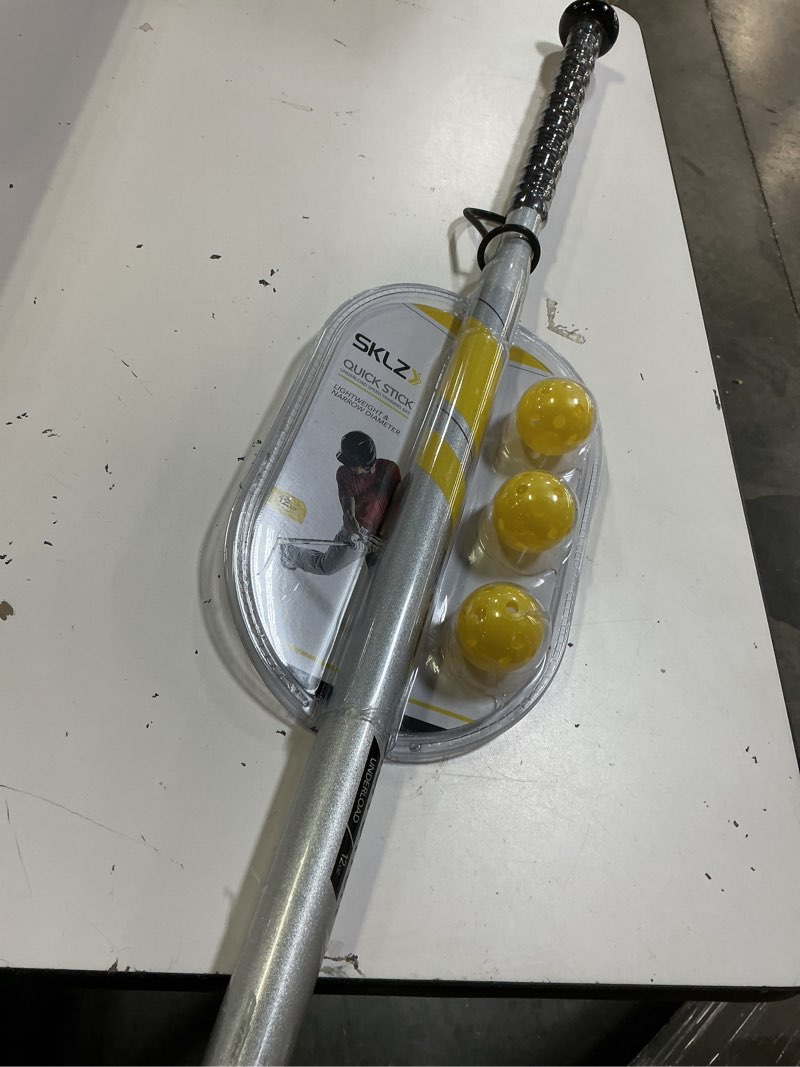 Condition photo showing New/Like New for sklz power stick baseball and softball training bat for strength quick stick