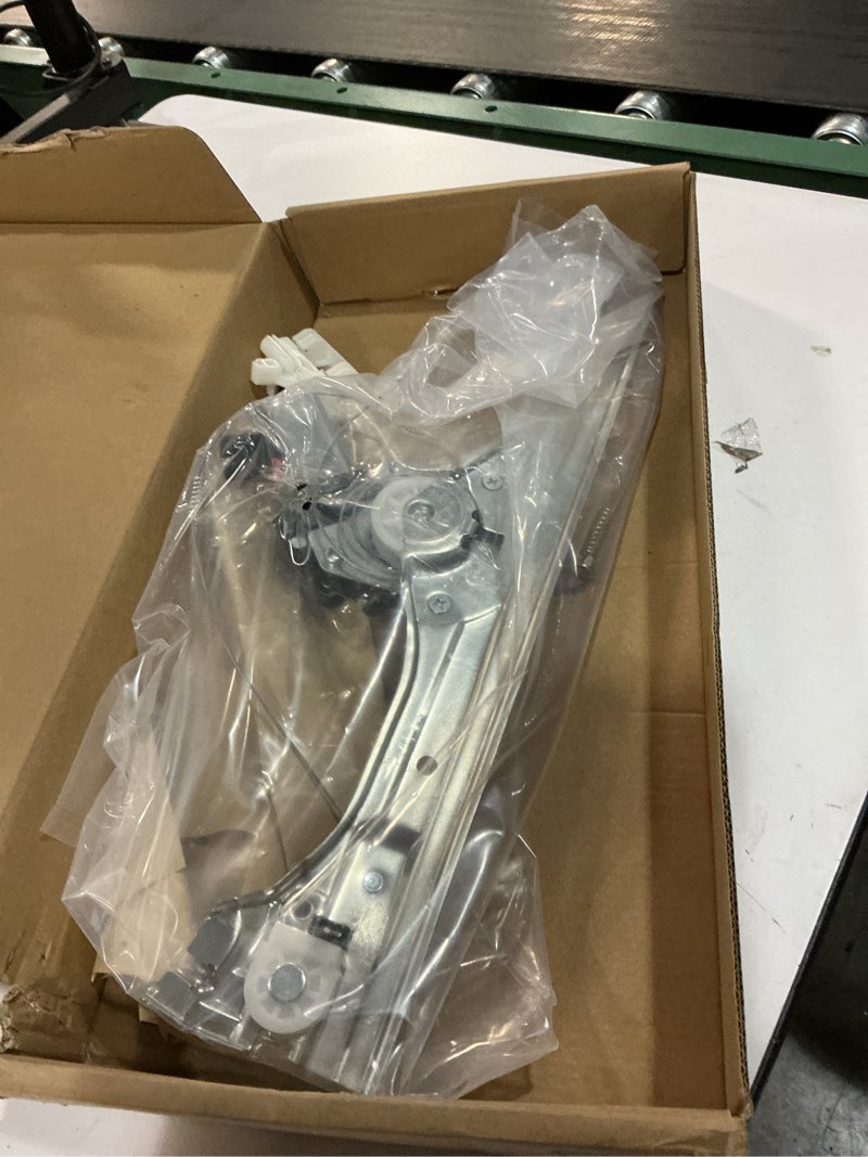 Condition photo showing Good Condition for obaee 751-648 front left driver side power window regulator with motor assembly compatible with fiat 500 2012-2019 2door sohc with 2pin, replace oe 68070267ac 68070267ad