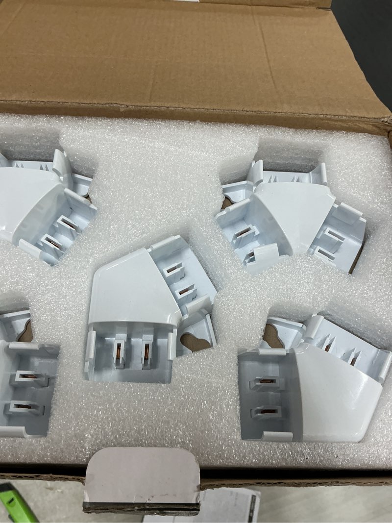 Condition photo showing Good Condition for enbrighten ultrabrite hexagon garage lights, 24 pack, 5 hex, 24,000lm, dimmable with remote, led ceiling light for car detailing, shop lighting, gym decor, man cave, etl safety certified, 85837
