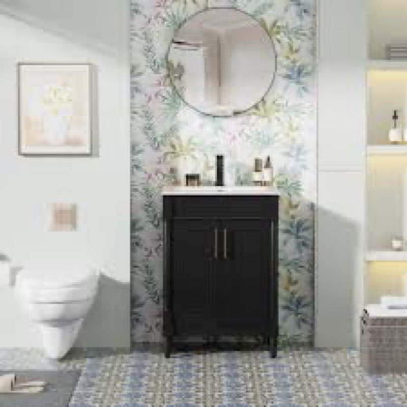 Everarda 24” freestanding bathroom