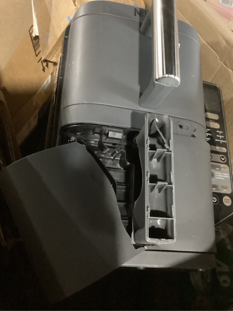 Condition photo showing As Is for broken ninja air fryer 