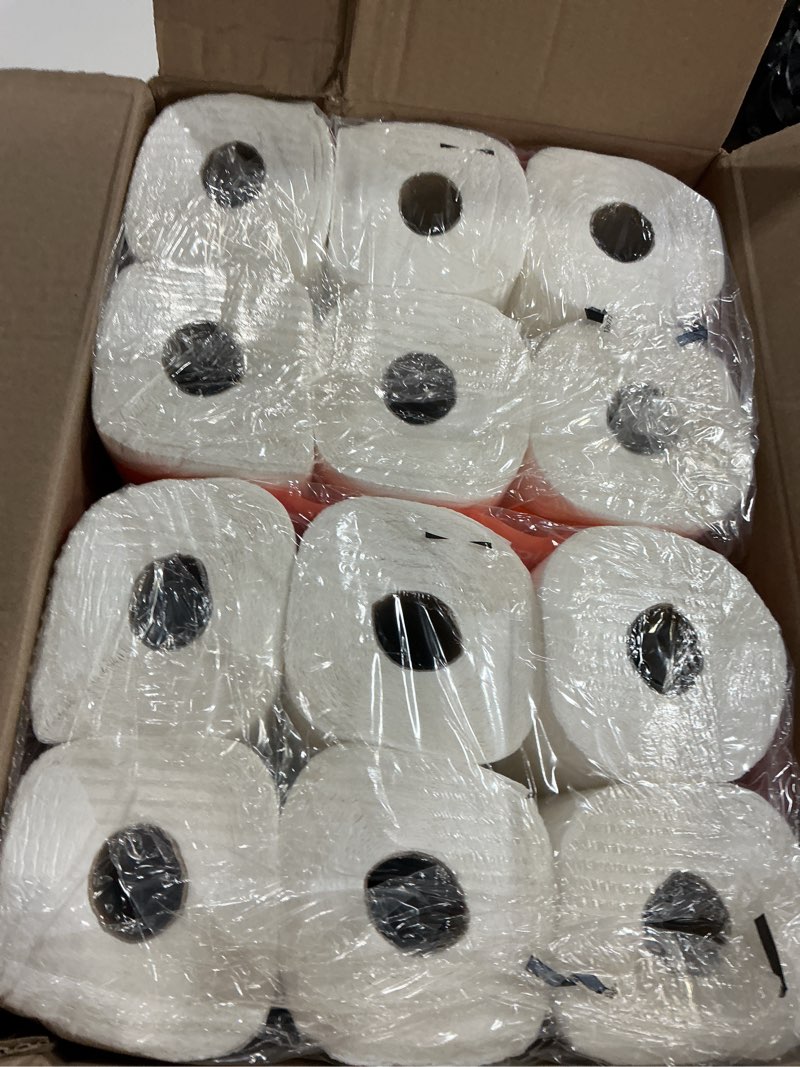 Condition photo showing New/Like New for amazon basics 2-ply flex-sheets paper towels, 12 basics rolls = 40 regular rolls, everyday value with 150 sheets per roll, packaging may vary xxl 150 sheet (pack of 12)