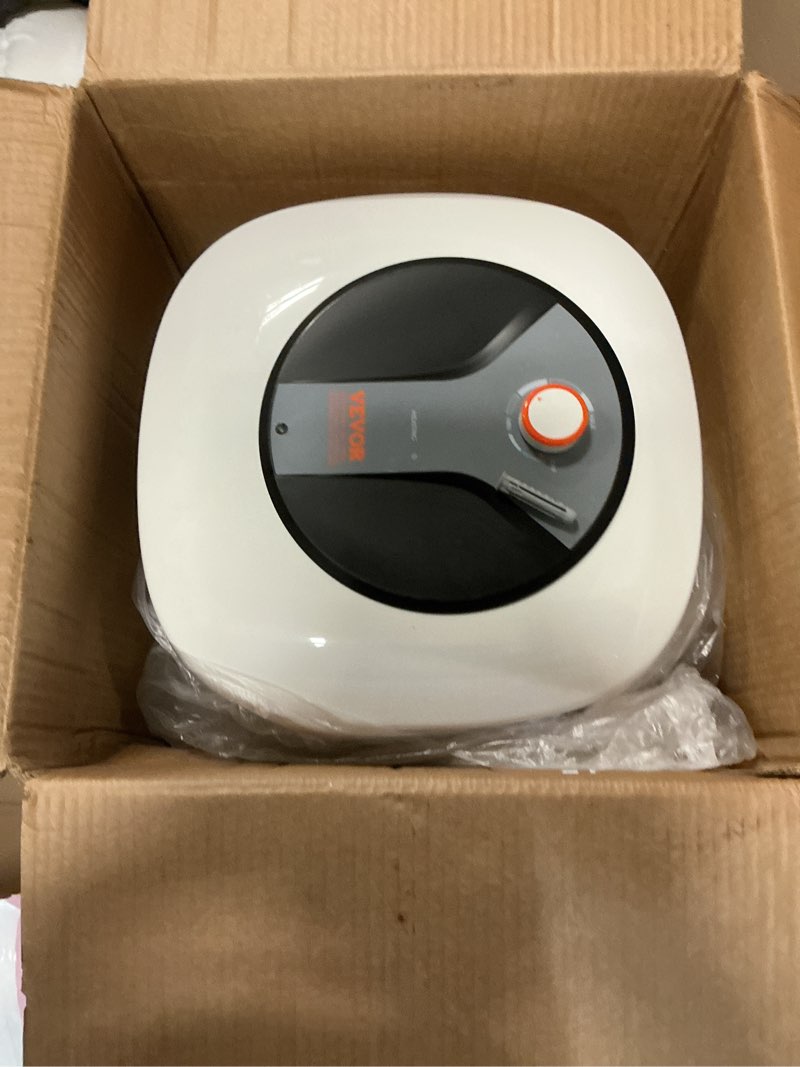 Condition photo showing Good Condition for vevor electric mini-tank water heater 4-gallon tank, 1440w hot water boiler storage, safety temperature pressure valve easy install, for kichen bathroom restaurant, shelf wall mounted 4gal upgraded panel