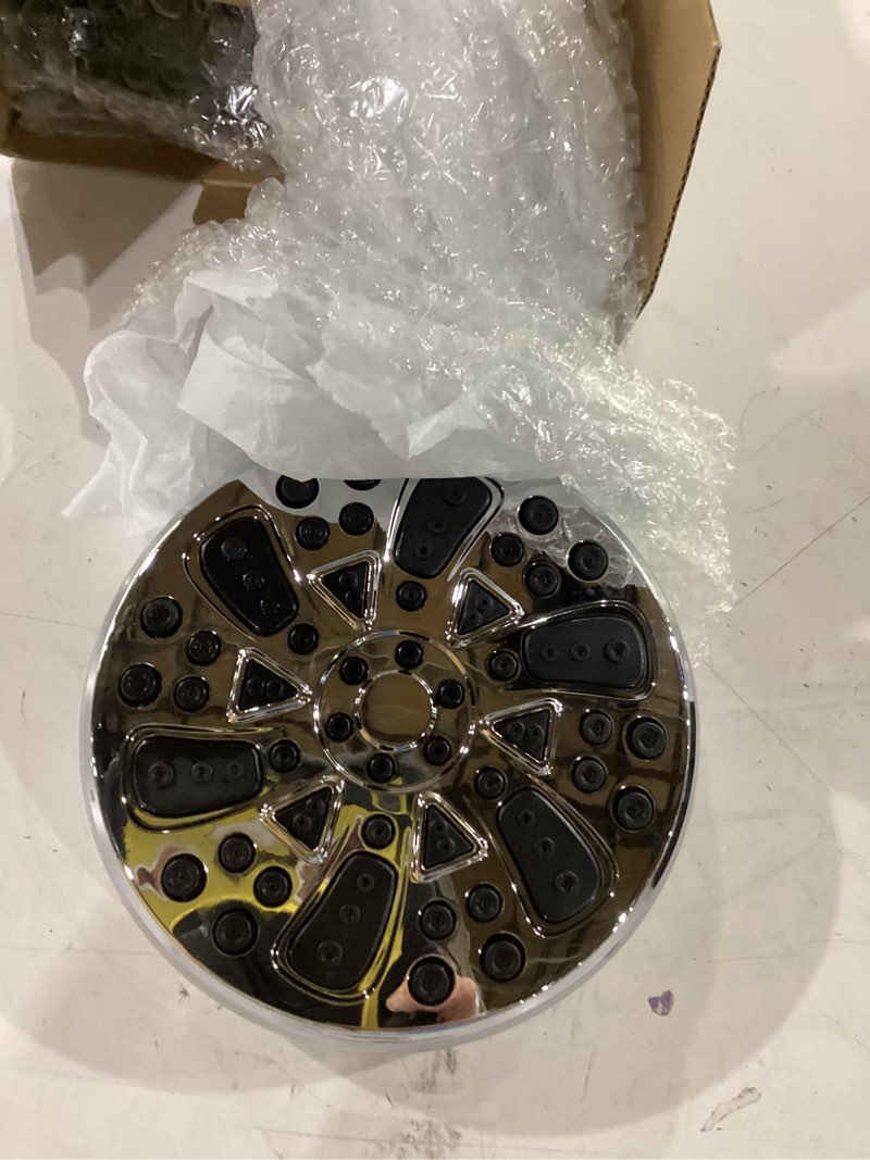 Condition photo showing Good Condition for delta faucet 6-spray suredock magnetic shower head with handheld spray, chrome shower head with hose, showerheads & handheld showers, handheld shower heads, magnatite docking, chrome 75609
