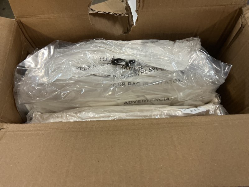 Condition photo showing New/Like New for wrensonge queen comforter set - 7 pieces white soft bed in a bag queen with fitted sheet, flat sheet, 2 pillow shams, and 2 pillowcases- warm bedding sets for all season snow white queen(90"*90")