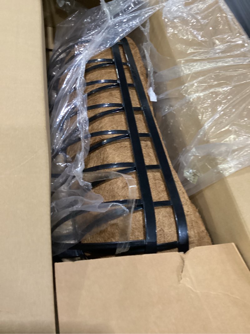 Condition photo showing Good Condition for 30 inch window baskets with coconut liner outdoor wall planter for plants long window flower box for porch fence patio outdoor?2 pack? 2 30 inch