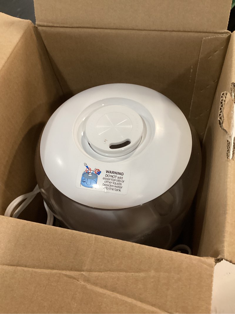 Condition photo showing Good Condition for dreo humidifiers for bedroom, 3l top fill 30h & 26db quiet runtime for large room, cool mist ultrasonic humidifier with humidity sensor, night light for home, baby, nursery, plants, new edition pearl white