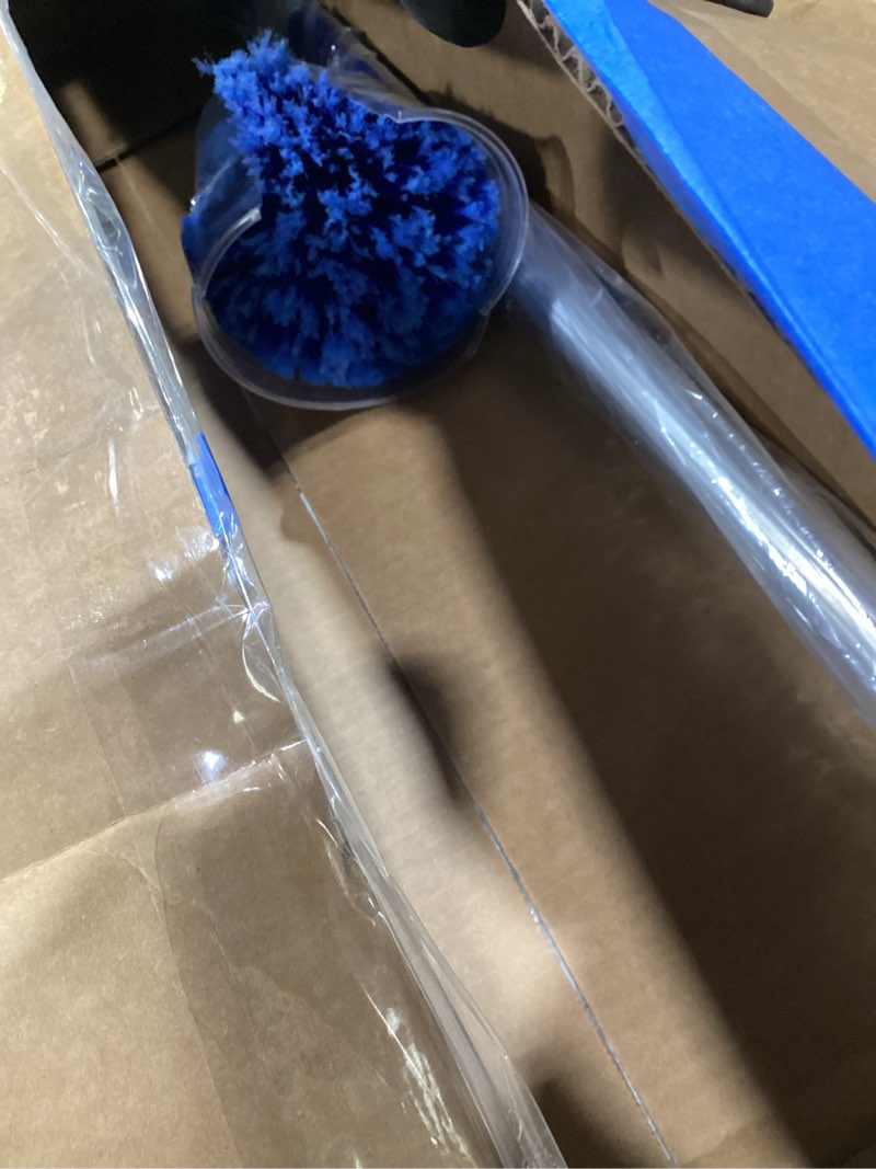 Condition photo showing As Is for Cobweb Duster, Extendable Reach 20 feet, Ceiling Fan Duster | 3-Stage Aluminum Telescoping Pole | Medium Stiff Bristles | Long Handle Webster Duster for Cleaning | U.S Duster Co.