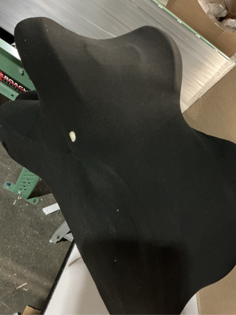 Condition photo showing As Is for wedge pillow, memory foam with 0 pressure chin support reading pillow, bed wedge with detachable small for relief reflux relief and leg (black)