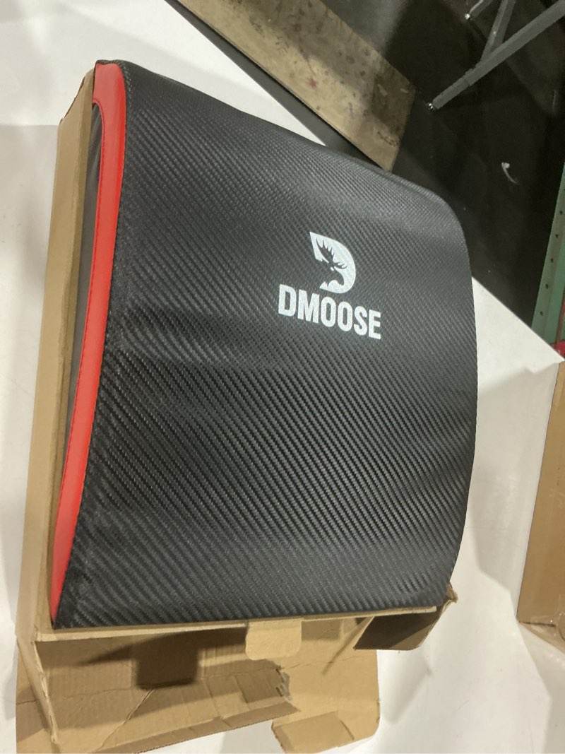 Condition photo showing Good Condition for dmoose ab mat, sit pad for core workout training, full range of abdominal and ab workouts - non slip pvc leather and high-density foam - sit up exercise equipment for crunches and leg lifts black - red