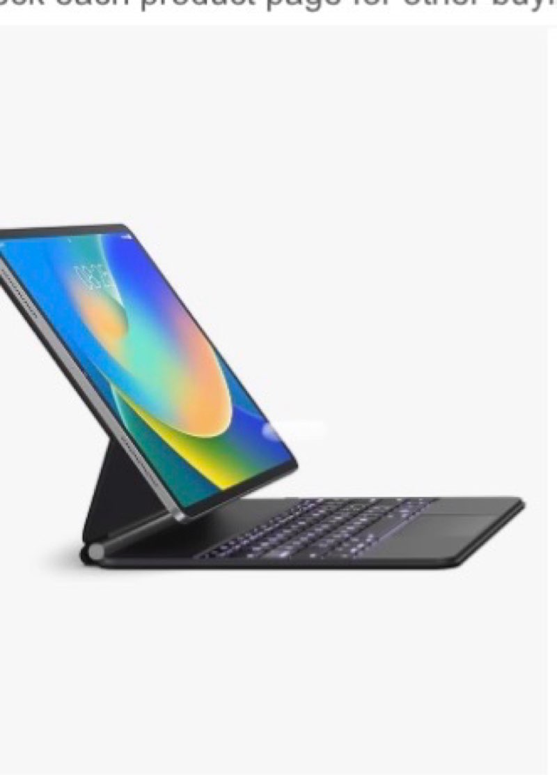 for iPad Pro 11 inch Case with Keyboard,Keyboard Case for iPad Air 11 inch (M2) 2024 & iPad Pro (1st