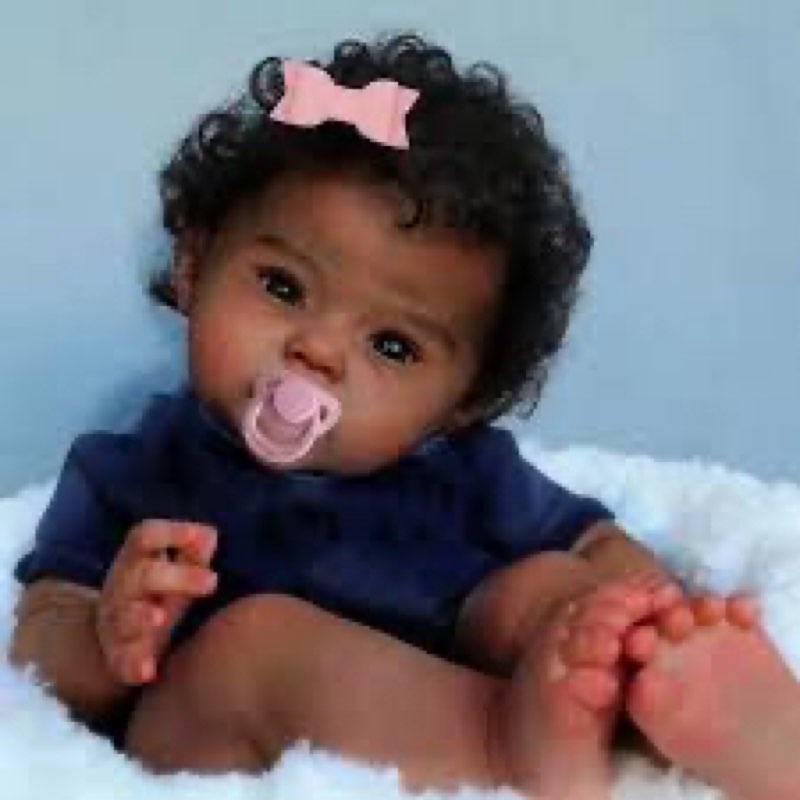 ( similarly)iCradle Realistic Reborn Baby Dolls Girl - 26 Inch Lifelike Newborn Baby Dolls Handmade Silicone Vinyl with Soft Cloth Body, Brown Hair Red Clothes Christmas or Birthday Gift for Kids Age 3 +