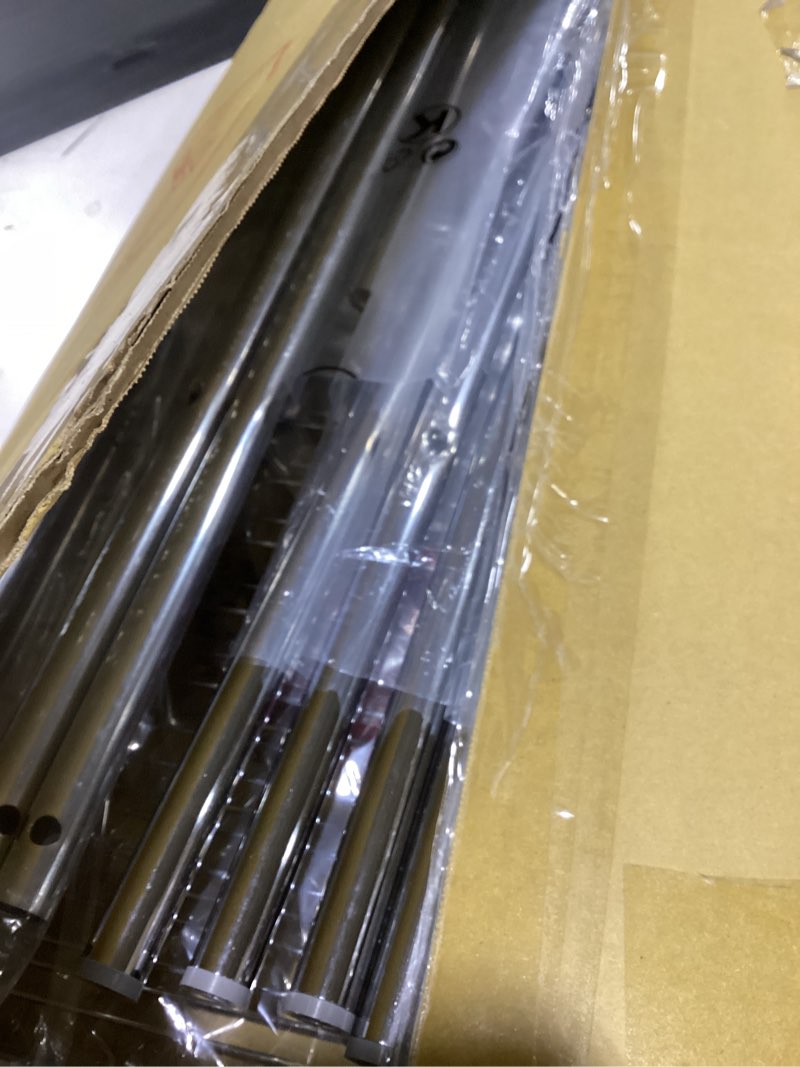 Condition photo showing As Is for Honey-Can-Do BTH-03484 6 Tier Metal Tower Bathroom Shelf, 12.6â€ L x 11â€ W x 59.8â€ H, Chrome