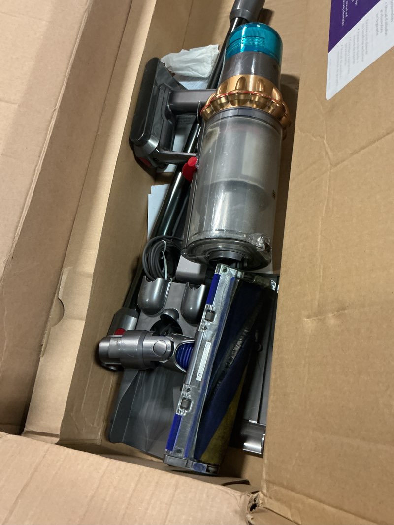 Condition photo showing As Is for Dyson V15 Detect Plus Cordless Vacuum, Illumination Reveals dust, 240AW, 3 Power Modes, Up to 60 Minutes,² Deep Cleans Hard Floors and Carpets, Detangles pet Hair, Converts to Handheld