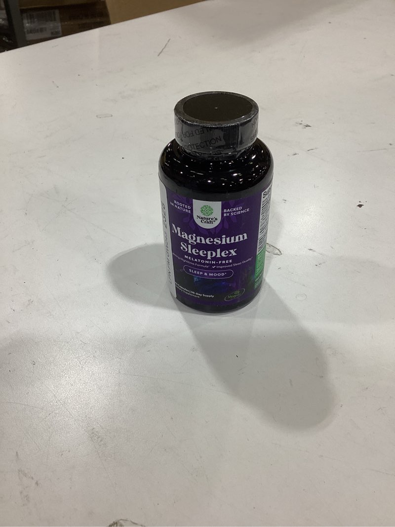 Condition photo showing New/Like New for high absorption magnesium sleep supplement - rest support magtein magnesium l-threonate and apigenin theanine for sleep and rest for women & men - mg l-threonate melatonin free sleeping aid - 90 ct 90 count (pack of 1)