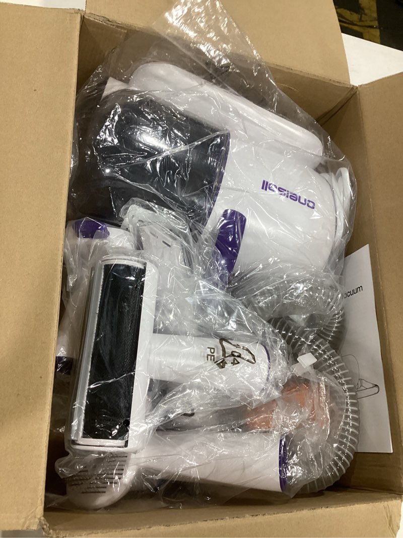 Condition photo showing New/Like New for oneisall dog grooming vacuum kits: 15000pa shedding brush with grooming tools, 3 suction low noise, pet grooming vacuum for thick and undercoat, 1.5l dust cup dog hair vacuum, home cleaning, lm5