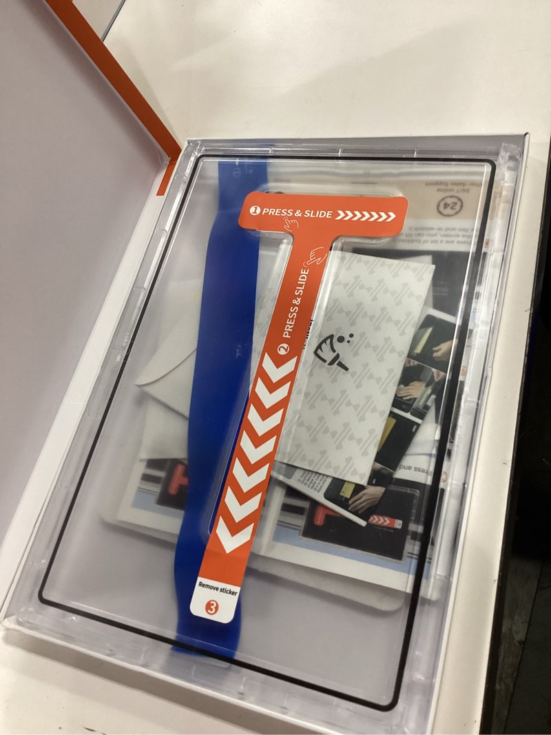 Condition photo showing Good Condition for For Tesla Model Y 2025 2026 Juniper& 2024-2026 Model 3 Highland Matte Screen Protector - [No More Glare& Fingerprint] - Mil-Grade 9H+ Tempered Glass 15.4 Dashboard - Front& Rear Protector - [2-Pack] New Model Y/3-Matte