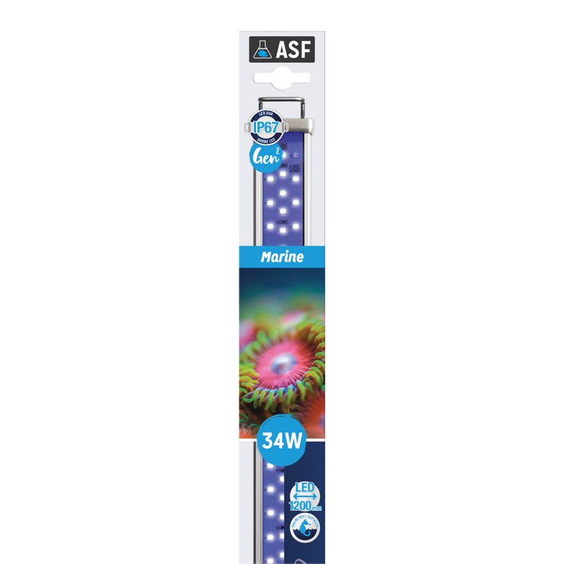 Aquarium Systems Proten Led Light Bar Navy 20w (600-900mm) Saltwater Lamp