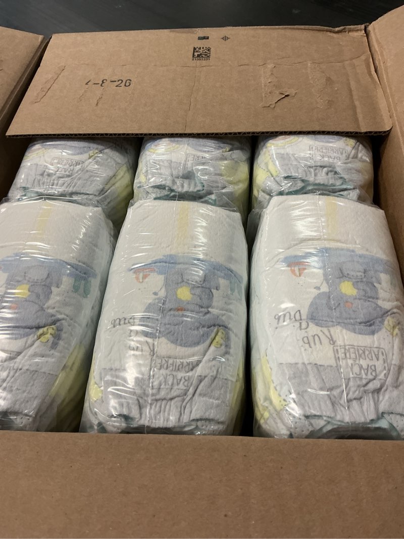 Condition photo showing New/Like New for pampers swaddlers diapers, size 2 (10-22 lbs), 186 count, absorbent, keeps baby dry and comfortable, skin safe disposable baby diaper (packaging may vary) size 2 186